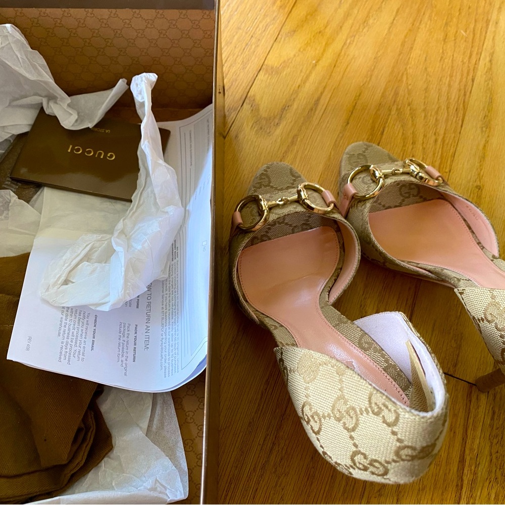 Gucci Sandal Heels US 6.5 EUR 36